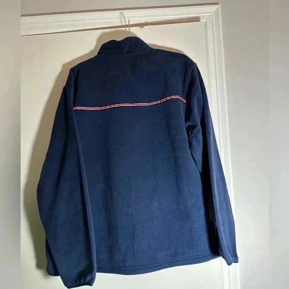 NWOT NFL New England Patriots Full Zip Fleece Sweater Men Size XL Blue. - Picture 2 of 12